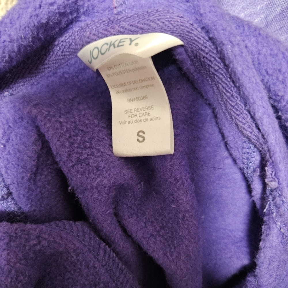 Casual Heathered Purple Hoodie - Picture 11 of 11